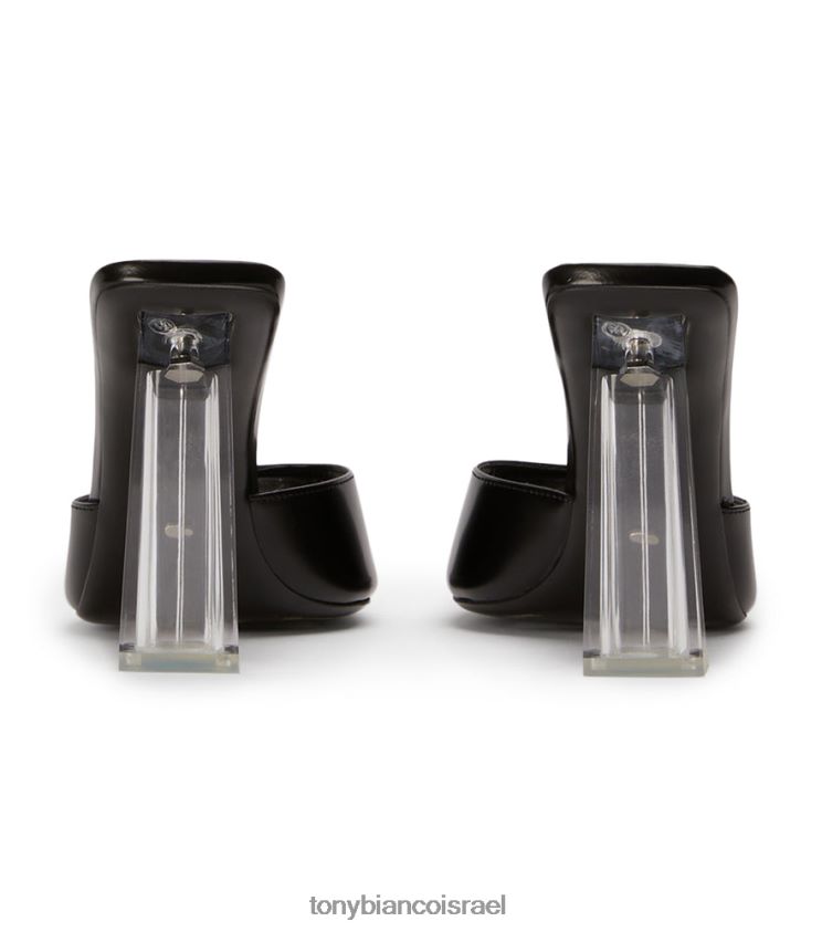 נעלי עקב בלוק | נשים שחור היי ברק/ברור Tony Bianco עקבי נג\ה 8BNR8T223